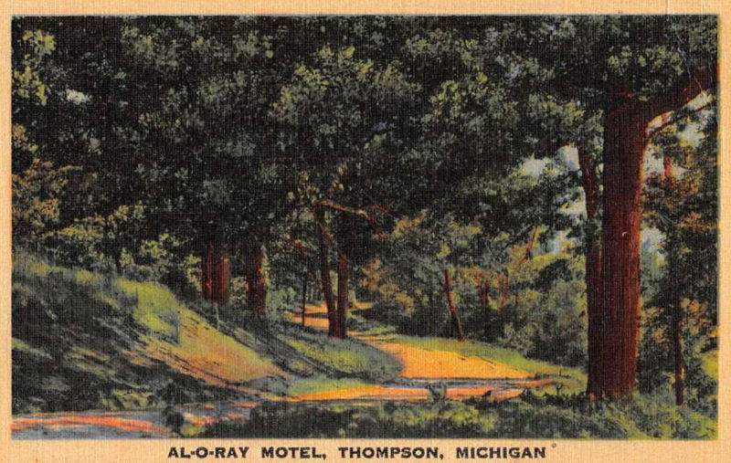 Al-O-Ray Motel - Old Postcard